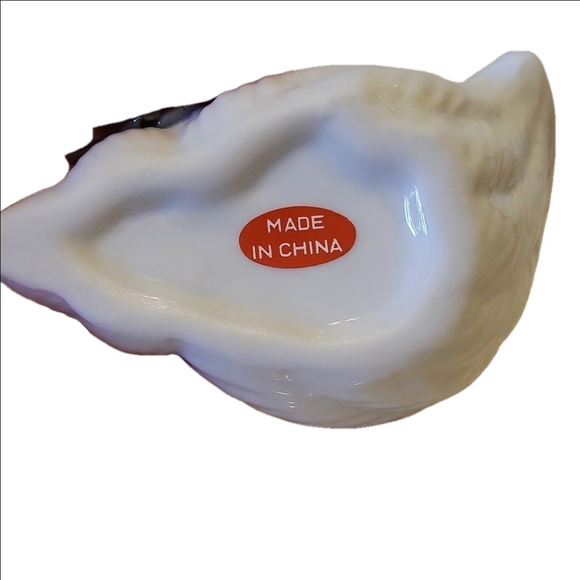 Lefton clamshell porcelain trinket Dish - Picture 3 of 7